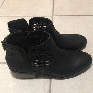 Black booties NWOT